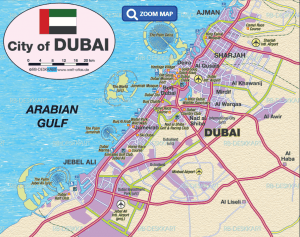نقشه دبی