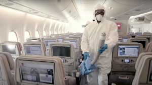 ضد عفونی هواپیماهای اماراتی