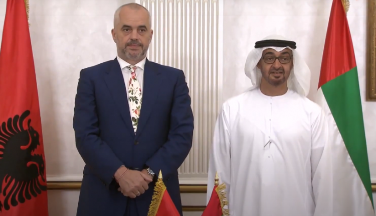 نخست وزیر آلبانی و محمد بن زاید