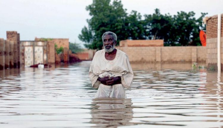 سیل‌زدگان سودان